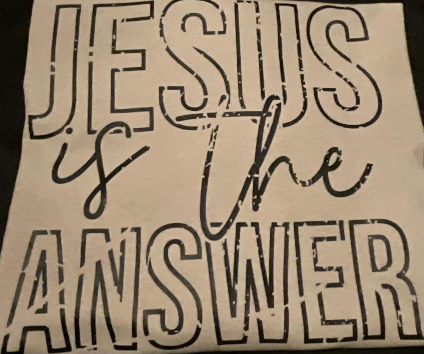 Jesus Is the Answer Tee